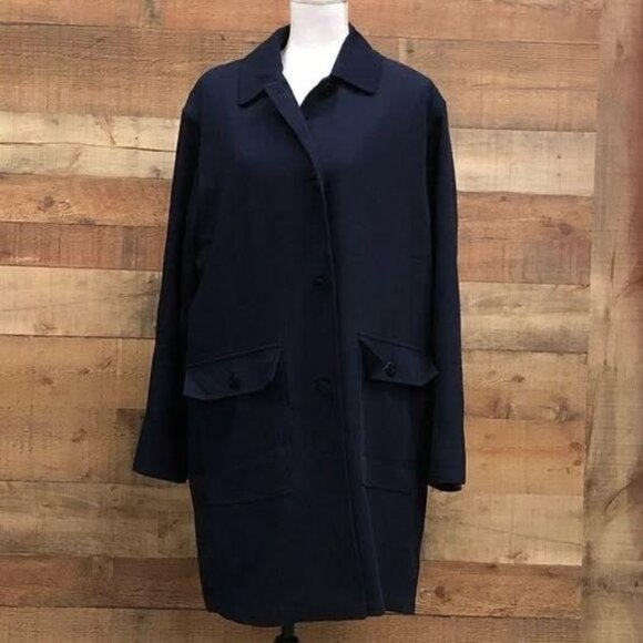 Women's Size Large W for London Fog Lined Trench Coat - Picture 1 of 6
